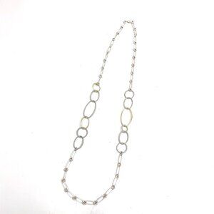 David Yurman Two Tone Cable Chain Necklace - 36"